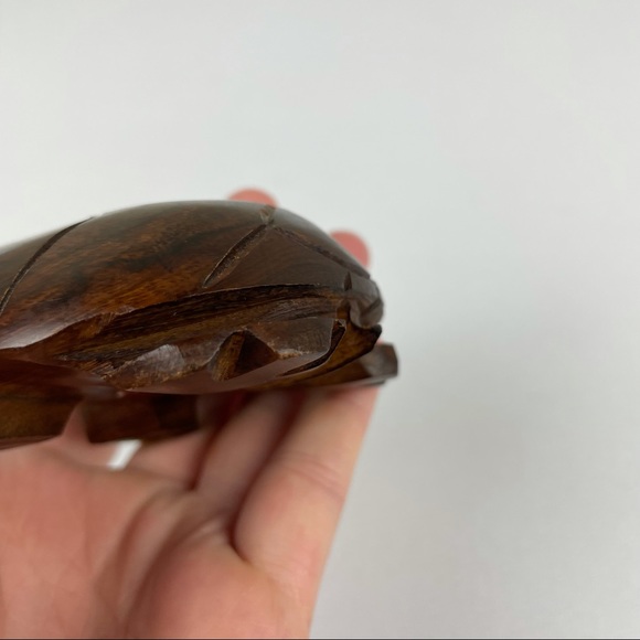 VTG Ironwood Hand Carved Turtle Tortoise Small Figurine Made in Mexico MCM Bohem - Picture 13 of 15